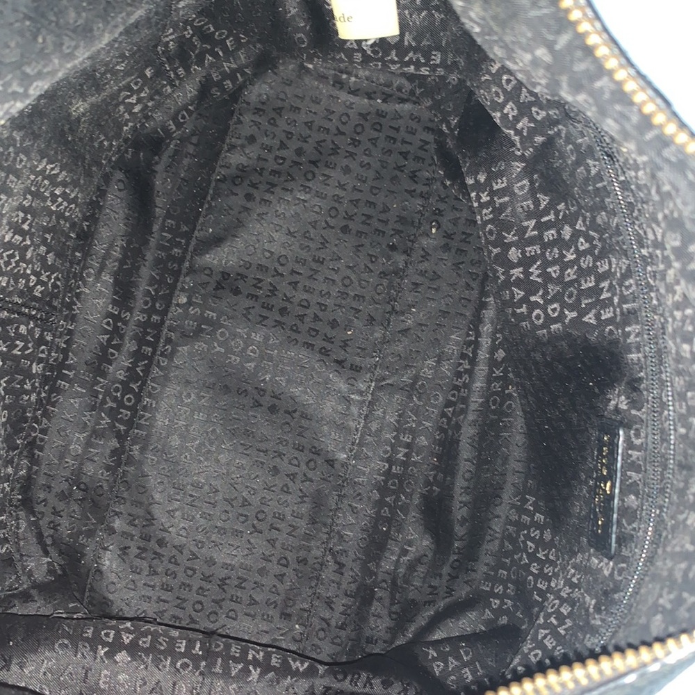 Kate Spade Black Leather Shoulder / CrossBody Bag - Picture 9 of 16